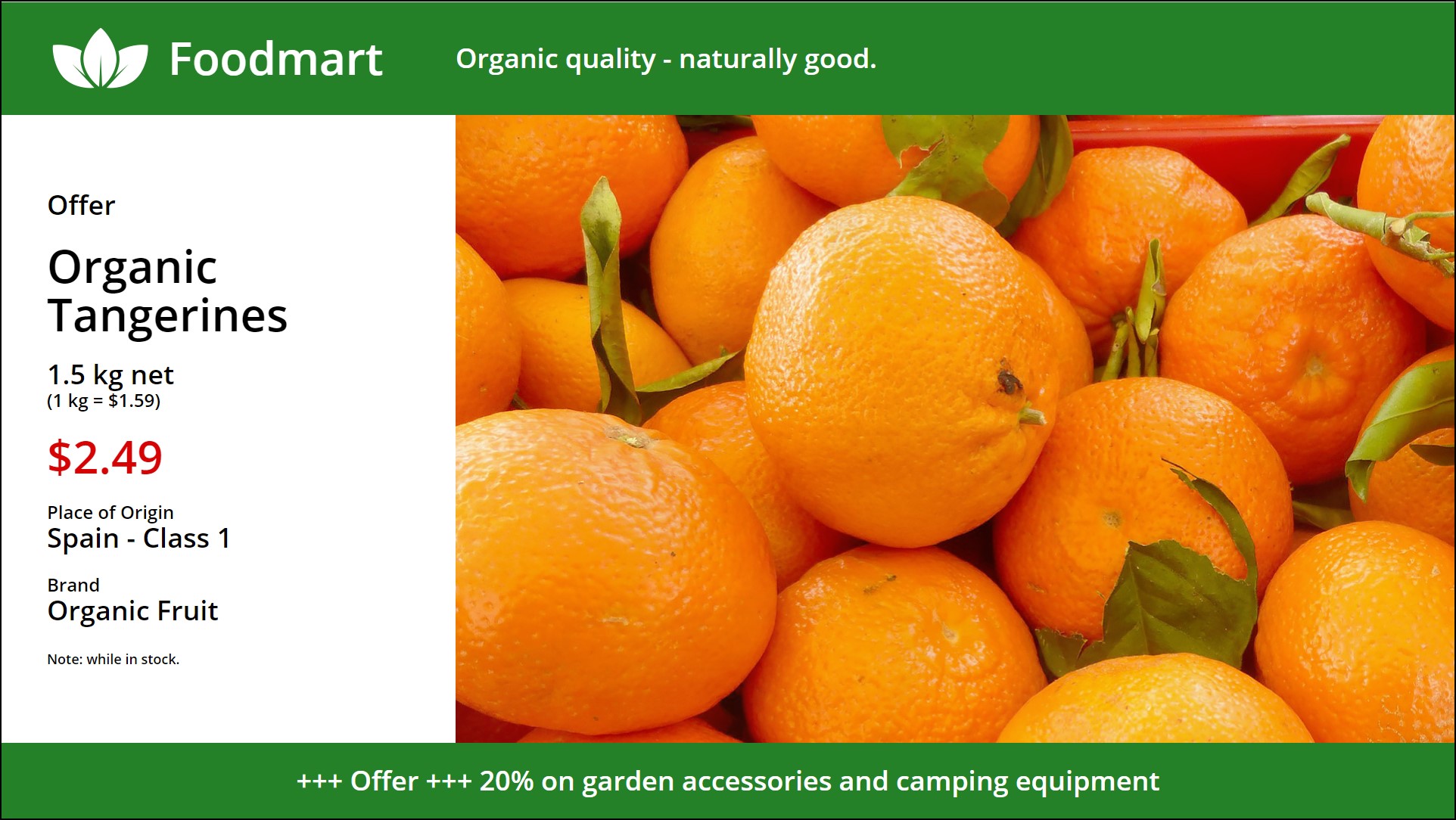 Digital Advertising Board Free Template Oranges