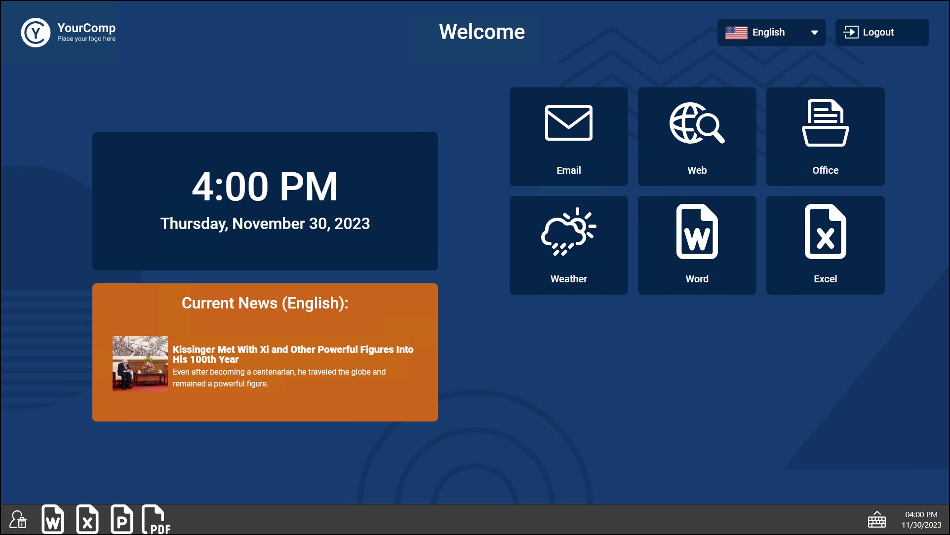 Business Center Template 1