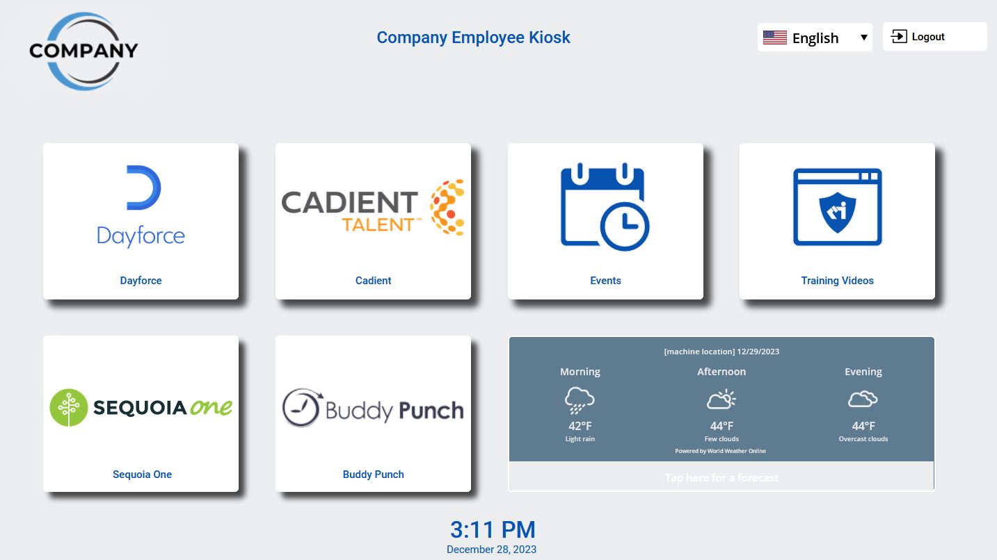 HREmployeeKioskLightTheme HR Employee Kiosk Light Theme