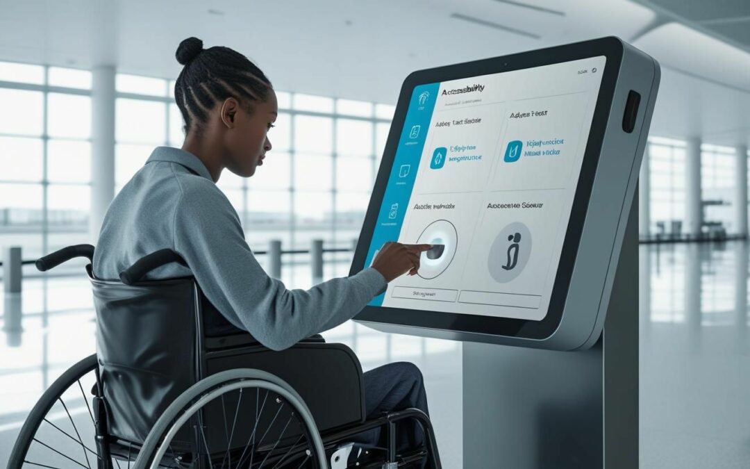 Accessible Kiosk Software Configuration for Secure and Interactive Displays