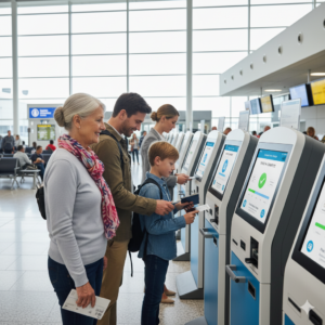 airport kiosk users
