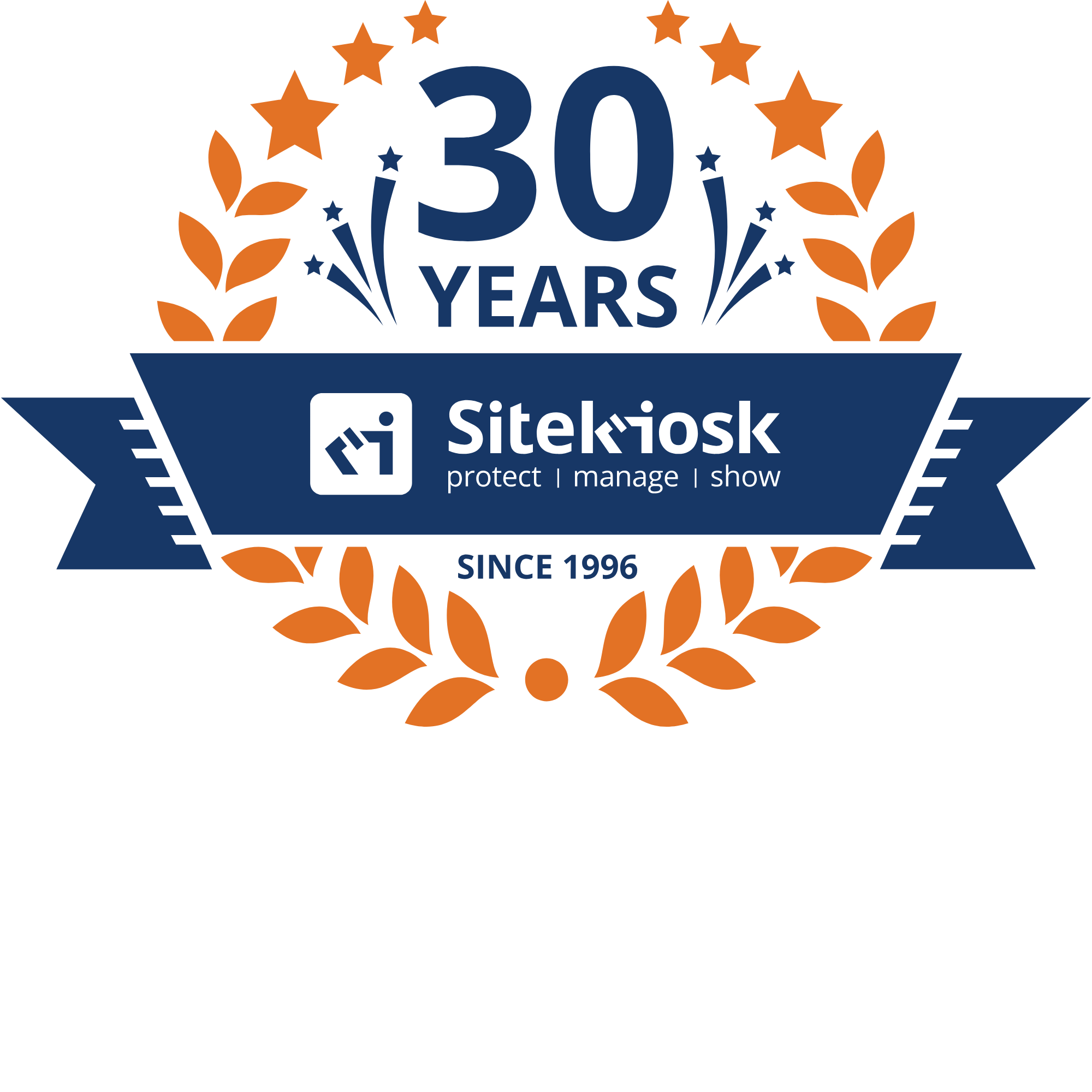 30yrsLogo 30 years SiteKiosk